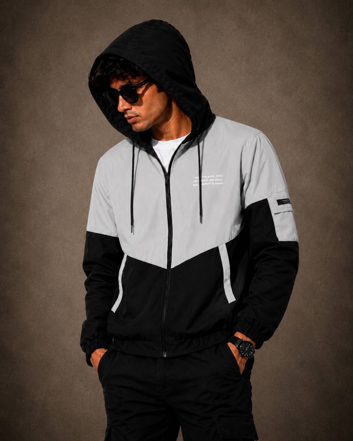 ZYRONA Colorblock Men Wind Cheater - Image 3