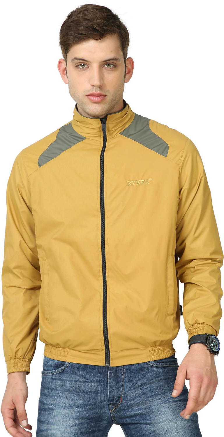 Image of Ryker Solid Men's Windcheaters Jacket Regular Fit Solid Men Wind Cheater