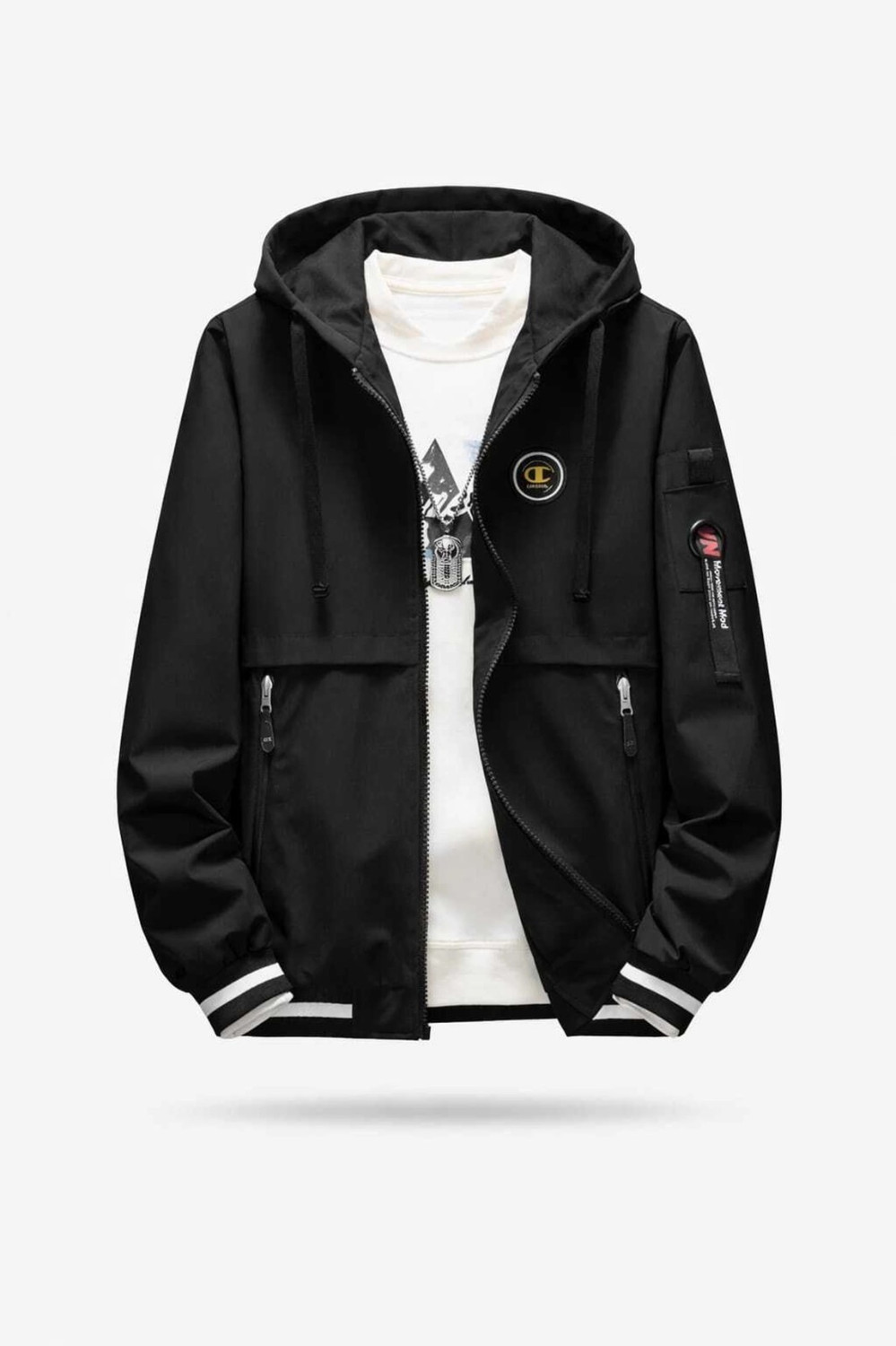 Image of AZITIZ Colorblock Men Wind Cheater