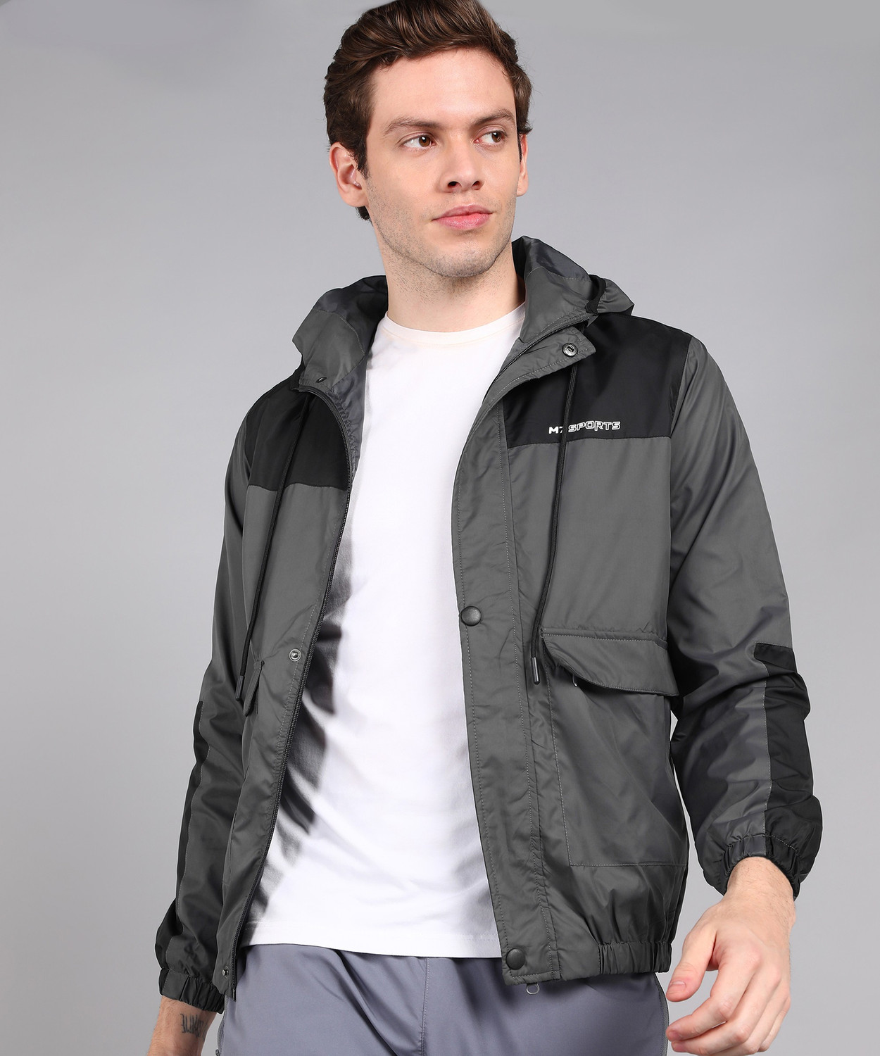 Image of M7 By Metronaut Colorblock Men Wind Cheater