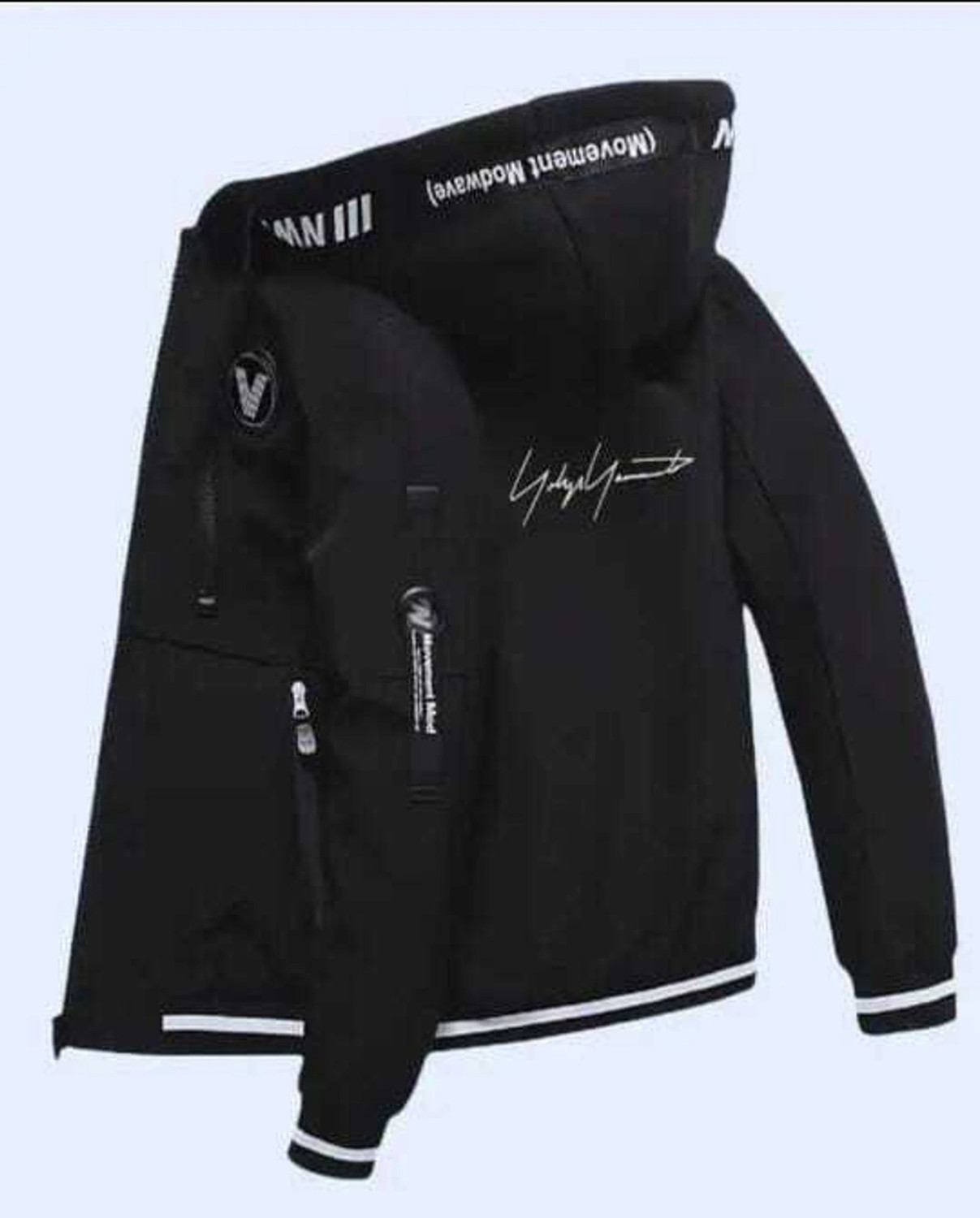 Image of OXIMWORLD KOREAN MEN LIGHT WEIGHT JACKET Printed Men Wind Cheater