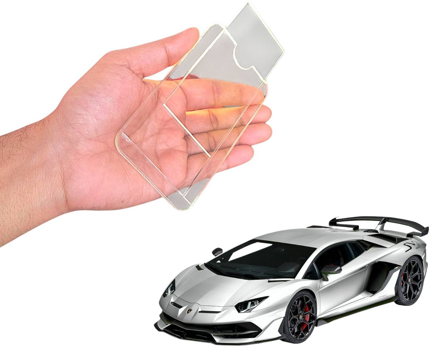 BladeX Universal Car FASTag Holder | Scratch Proof | Easy Stick Design Pack of 1 Windshield Wiper Puller