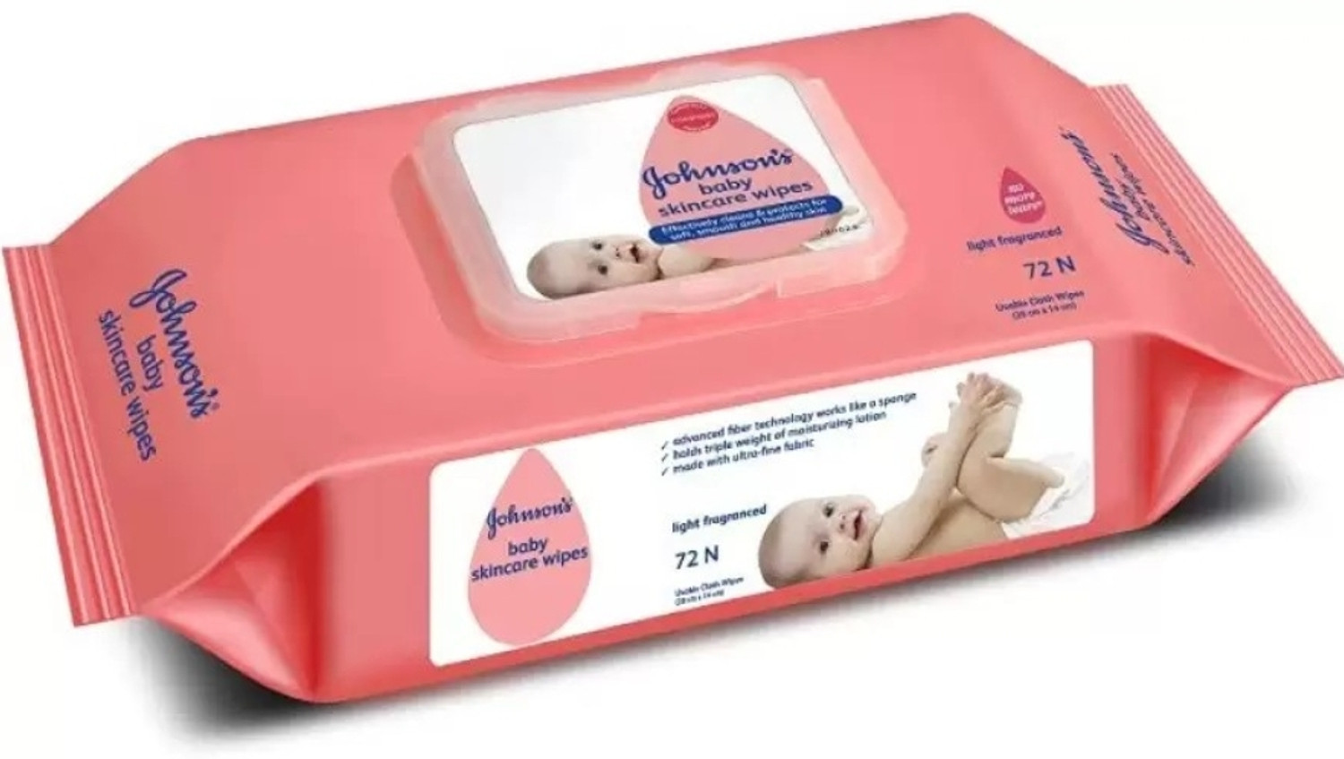 Image of JOHNSON'S Baby Skincare Wipes with Lid - 216