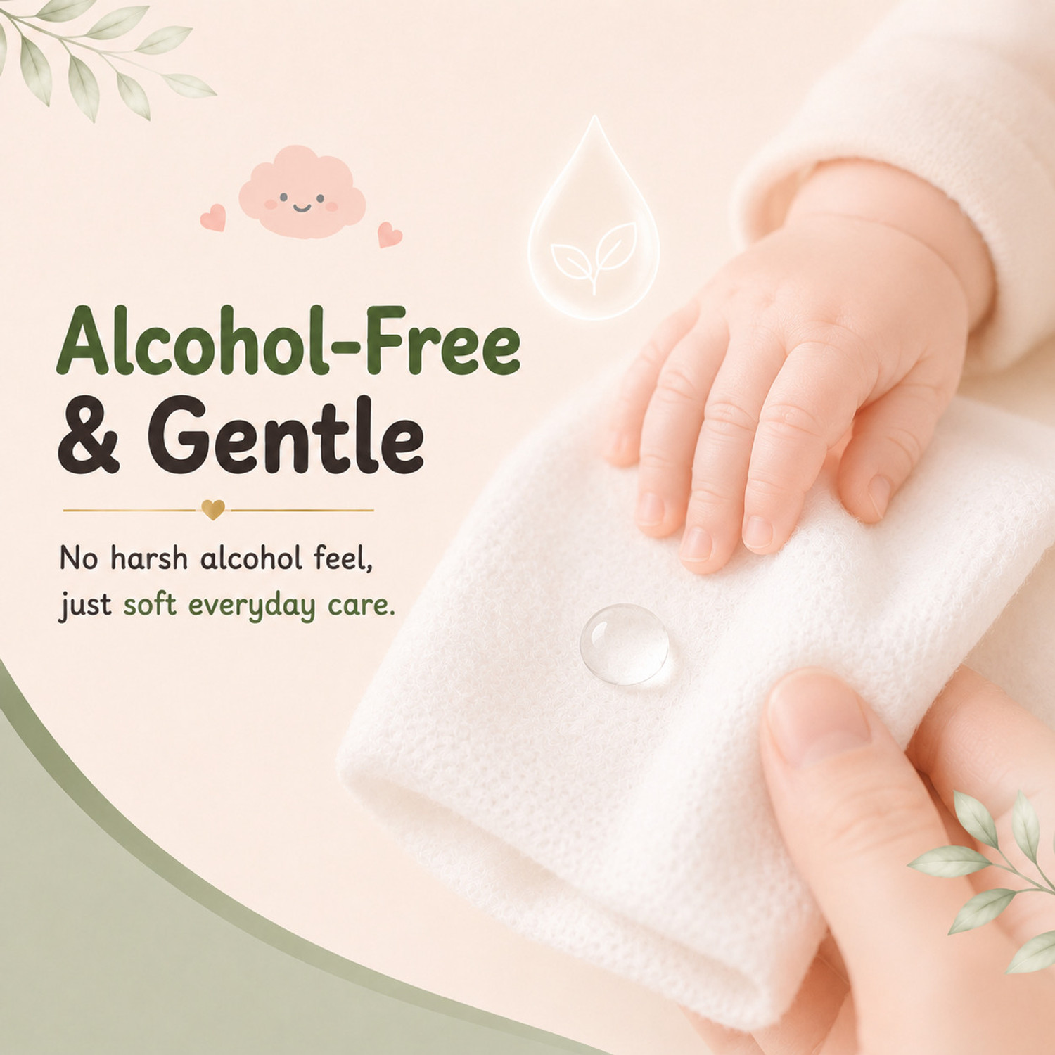 Image of mishmou Rosehug Botanika Baby Wipes Combo (3 Packs, 72 Wipes Each)