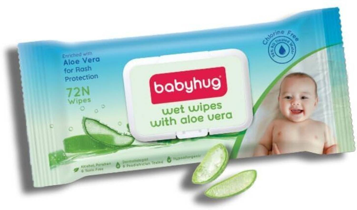 babyhug Wet Wipes with Aloe Vera - 72 Wipes (PACK OF 1)