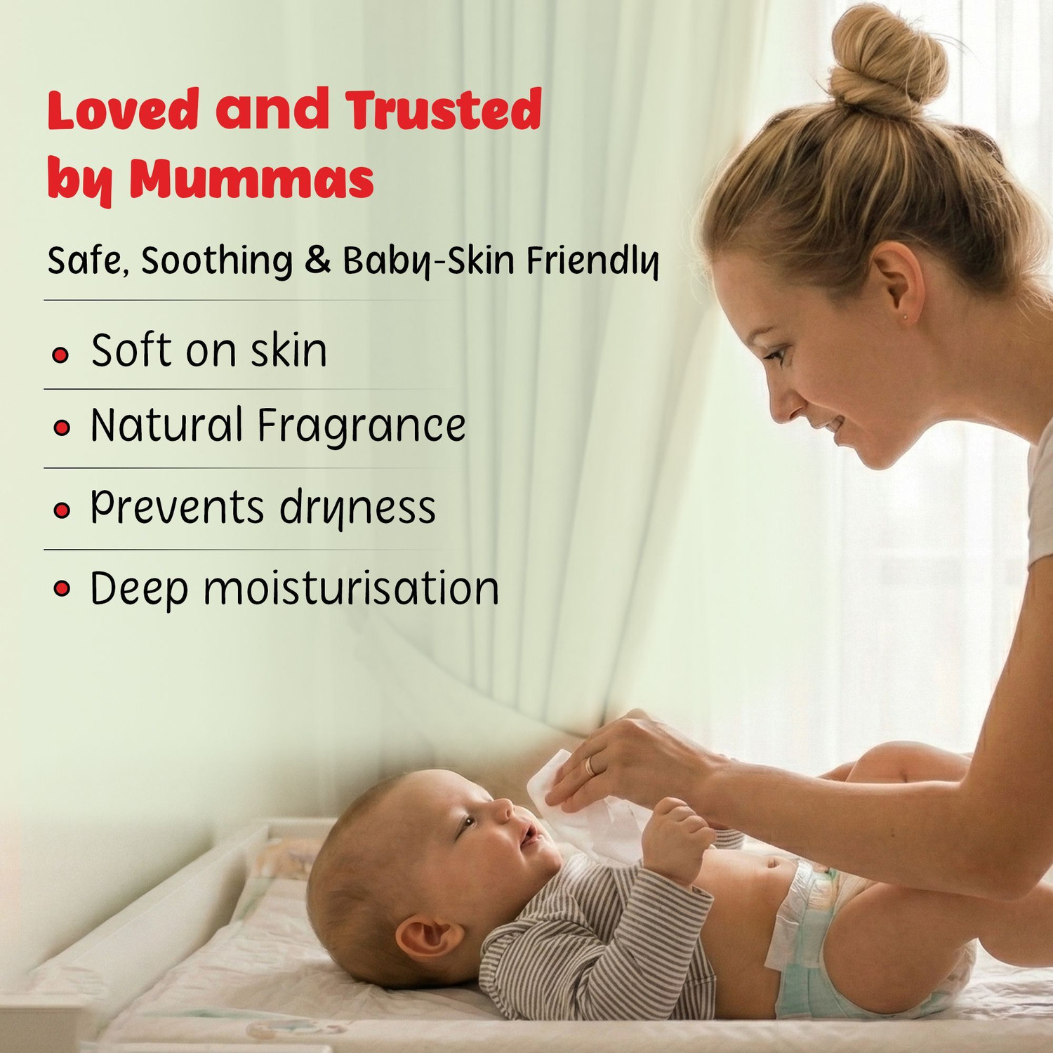 Image of Newleaf Premium Baby Wipes | 99% Pure Water, Aloe Vera & Glycerine with Lid, Pack of 6