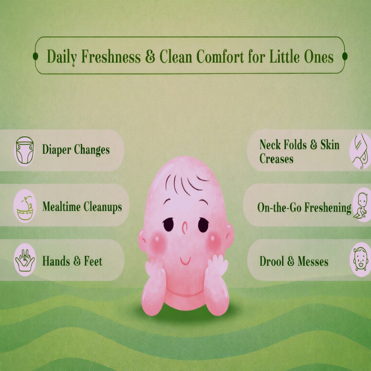 Image of NAVRNITI UltraSoft Baby Wipes|Pack of 1|72 Wipes|Soft & GentleWipes | MoisturizingCare