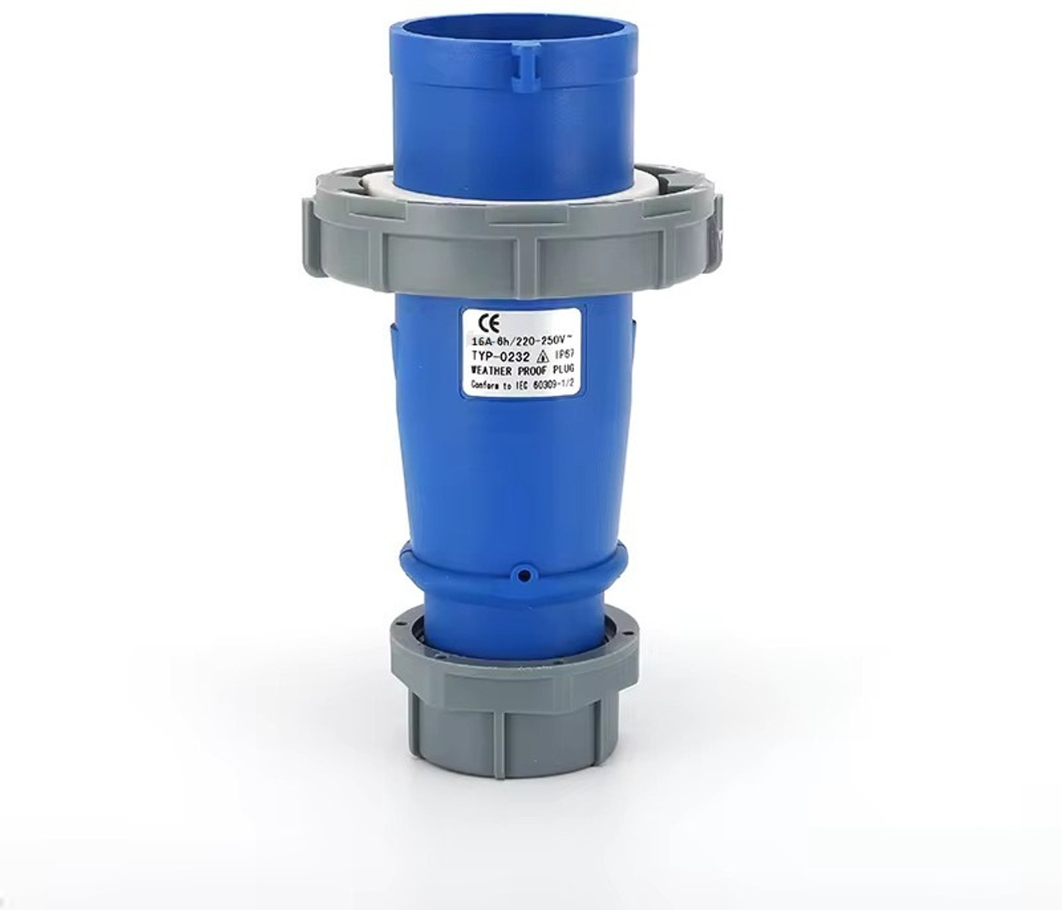 Image of DECENT AIR SYSTEM 220V-415V Male and Female Waterproof IP67 2P + E 3pin 16A 1Pair Industrial Plug Socket Wire Connector