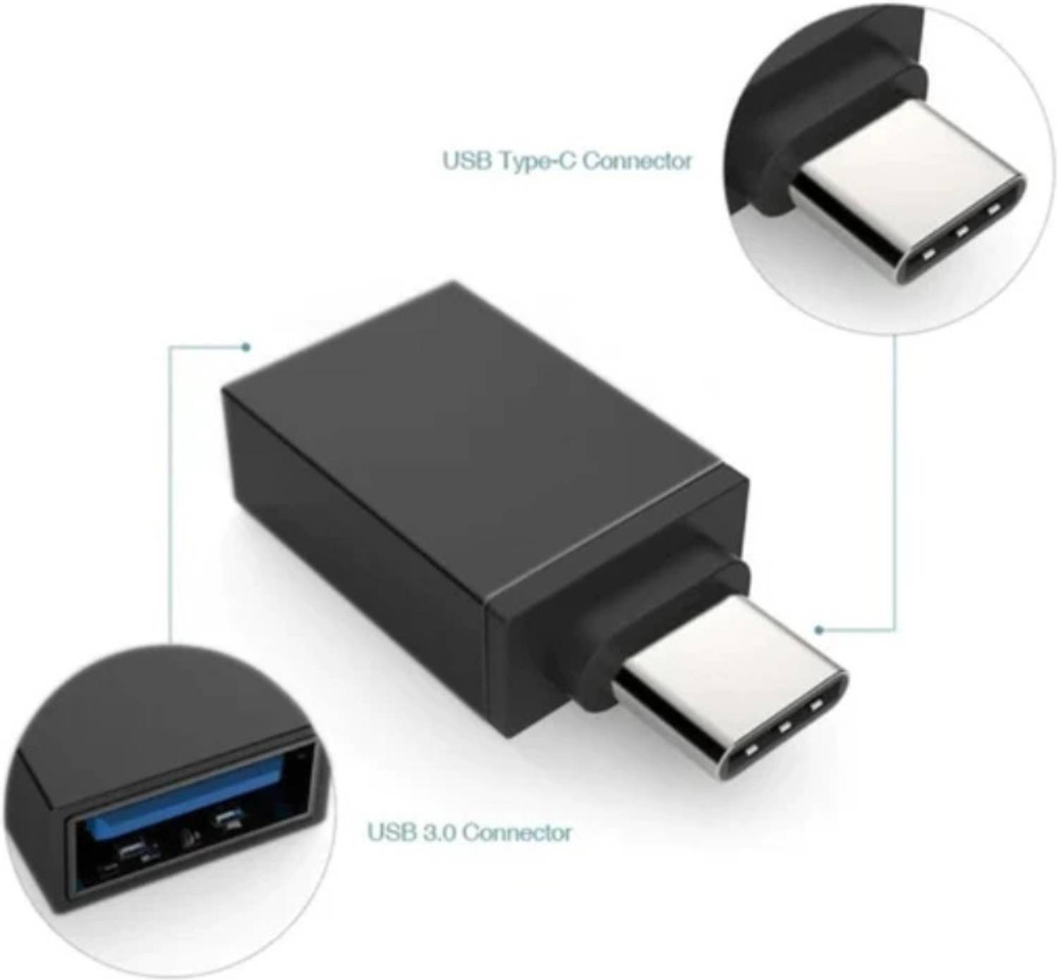 99Gems TYPE C OTG ADAPTER FOR IPHONE 15, 15 PLUS , 15 PRO , 15 PRO MAX AND ABOVE IPHONE 15 COMPARTABLE OTG ADAPTER Wire Connector