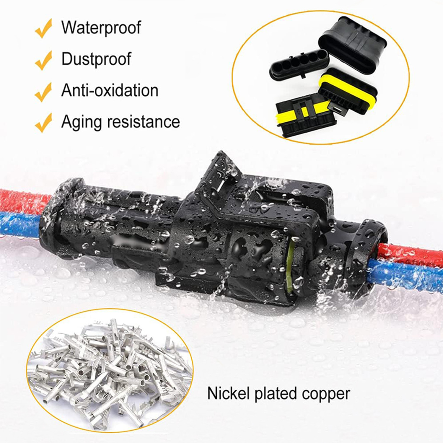 Image of ELEPHANTBOAT Waterproof Car Electrical Connector Terminals Automotive Electric Connector Wire Connector