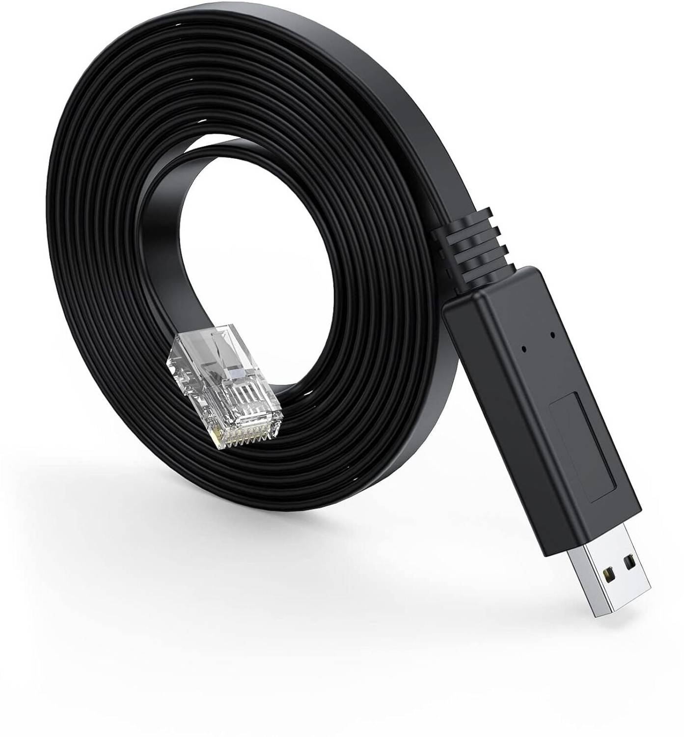 atdaraz Console Connector, USB 2.0 to RJ45 Console Serial Console Cable Compatible in only Console Port of Routers/Switches Wire Connector