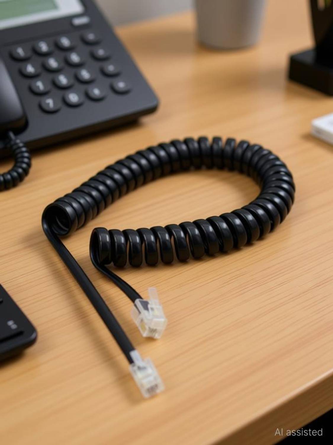 99Gems LANDLINE TELEPHONE COIL CORD SPRING Wire Connector