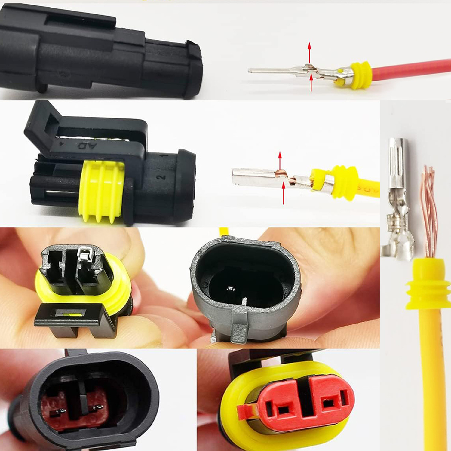 Image of ELEPHANTBOAT Waterproof Car Electrical Connector Terminals Automotive Electric Connector Wire Connector