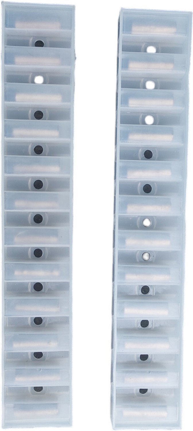 Image of Hinox Electronics H Type Terminal Strip 12 Position 10A 2 Row Screw Terminal Barrier Block Wire Connector