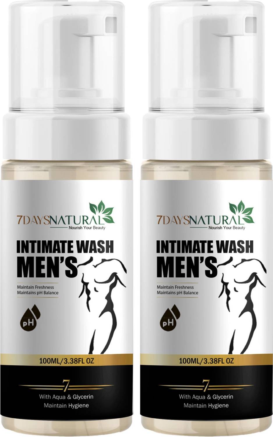 7days natural Natural Intimate Wash For Men | With Aloe Vera & Tea Tree Oil Intimate Wash