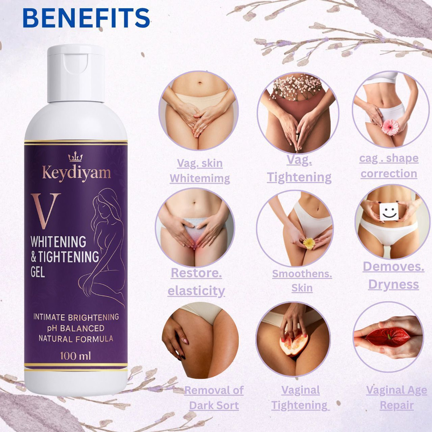 Image of keydiyam INTIMET TIGHTENING JEL FOR (WOMEN) Intimate Gel