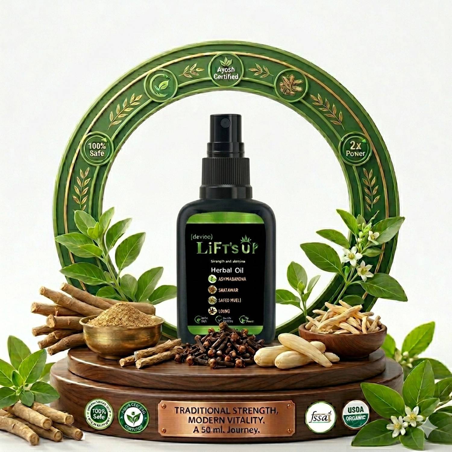 wvhc Lifts Up Massage Oil for Men - Image 1