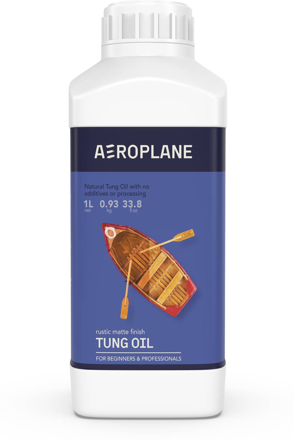 AEROPLANE Tung Oil Amber Wood Varnish