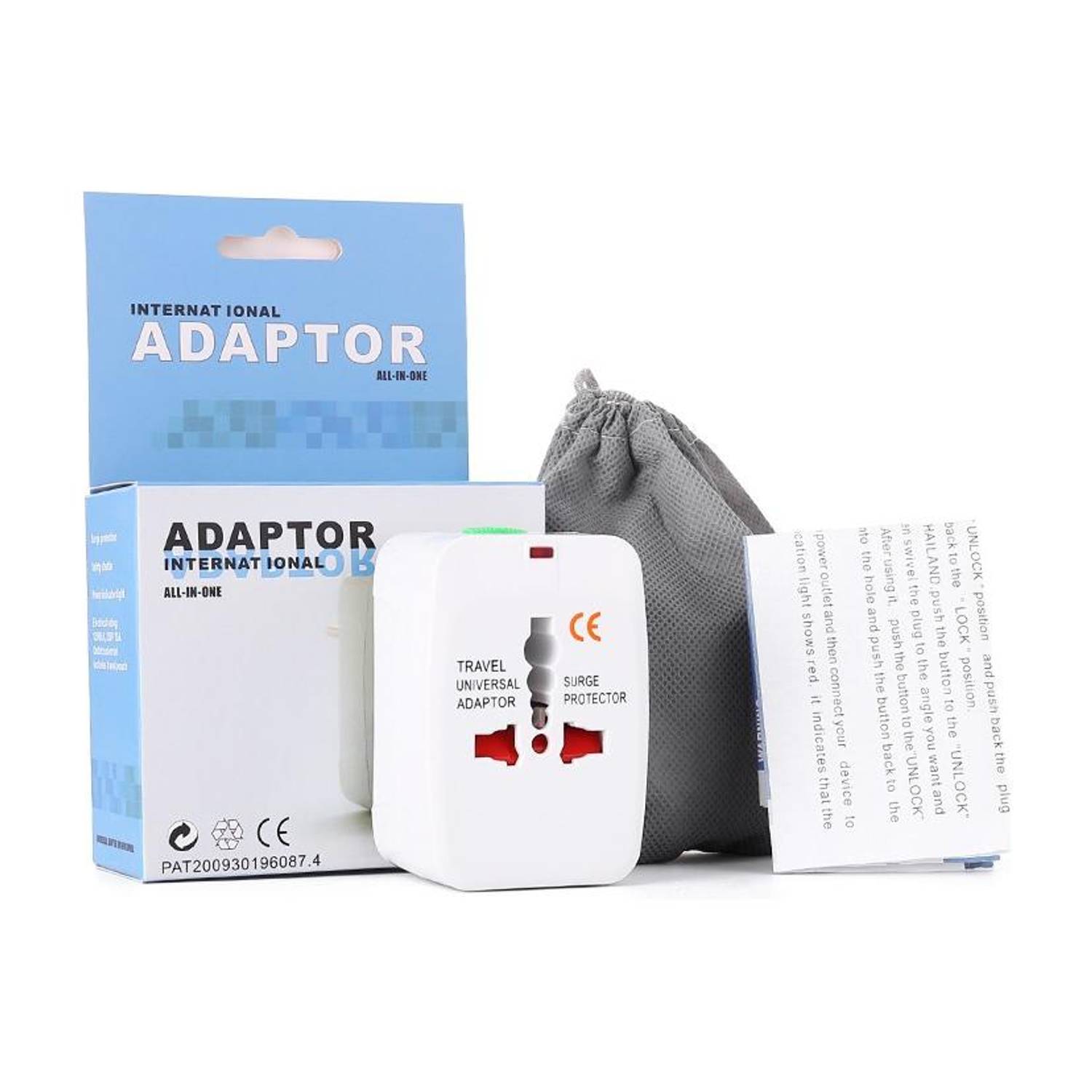 Westa Worldwide US UK EU AU Universal travel Adaptor multi AC power charge converter International smart Adapter plug Worldwide Adaptor