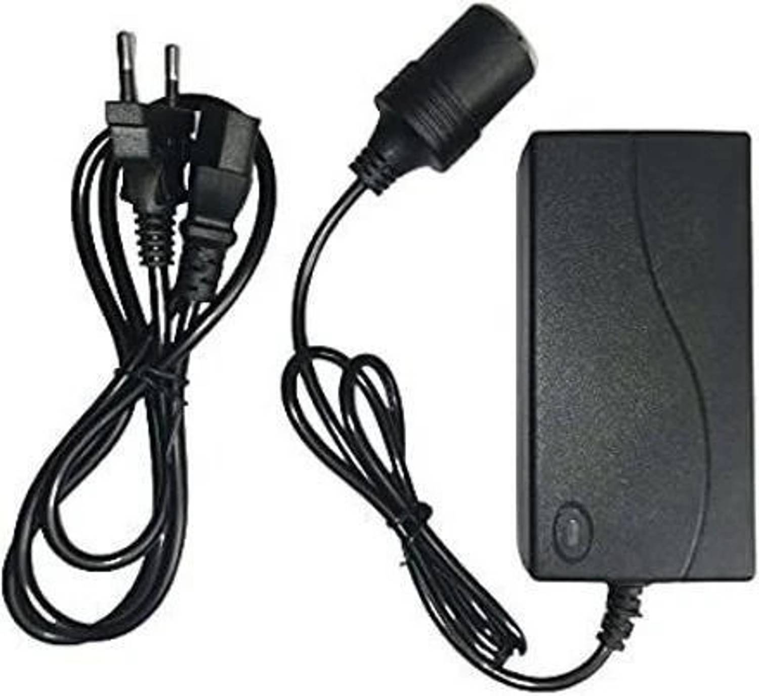 Breewell 12V-5A, AC to DC Power Adapter Converter Car Cigarette Lighter Socket Charger | Black Worldwide Adaptor