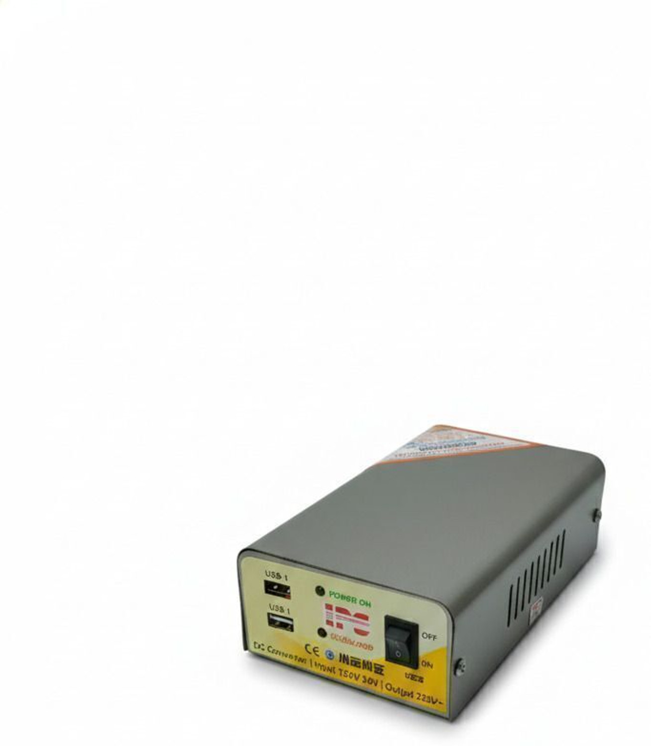 Image of IPS Power Converter, 200W, 12V /24V Input to 220V Output, Metal Body Protection Worldwide Adaptor