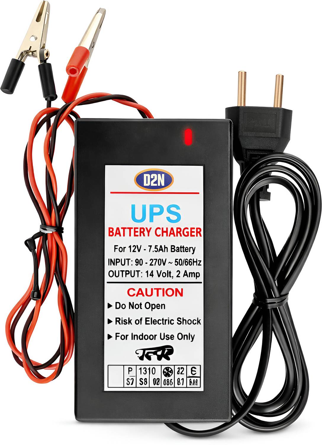 D2N 14 Volt 2 Amp SMPS Battery Charger Power 12V 2A Input 160V-240V AC_DC Worldwide Adaptor