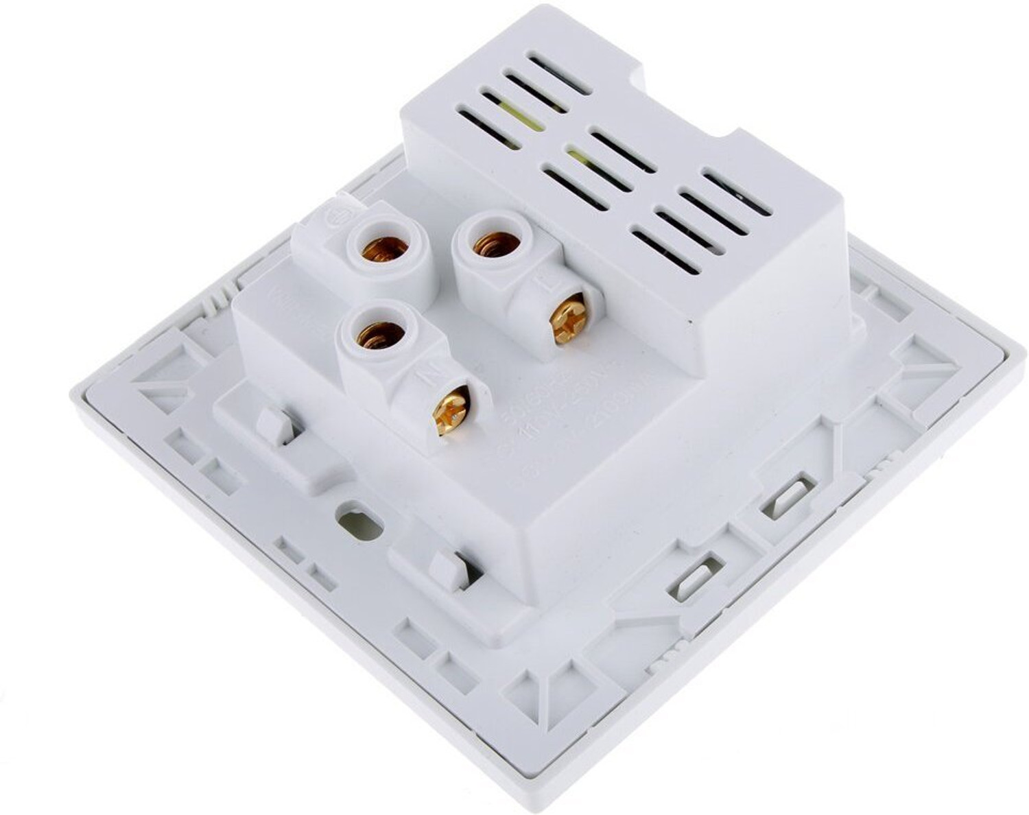 Image of SSUCA 2.1A 2 USB Wall Charger Socket 5 Outlet PowerPlug Travel Charging Port Universal Worldwide Adaptor