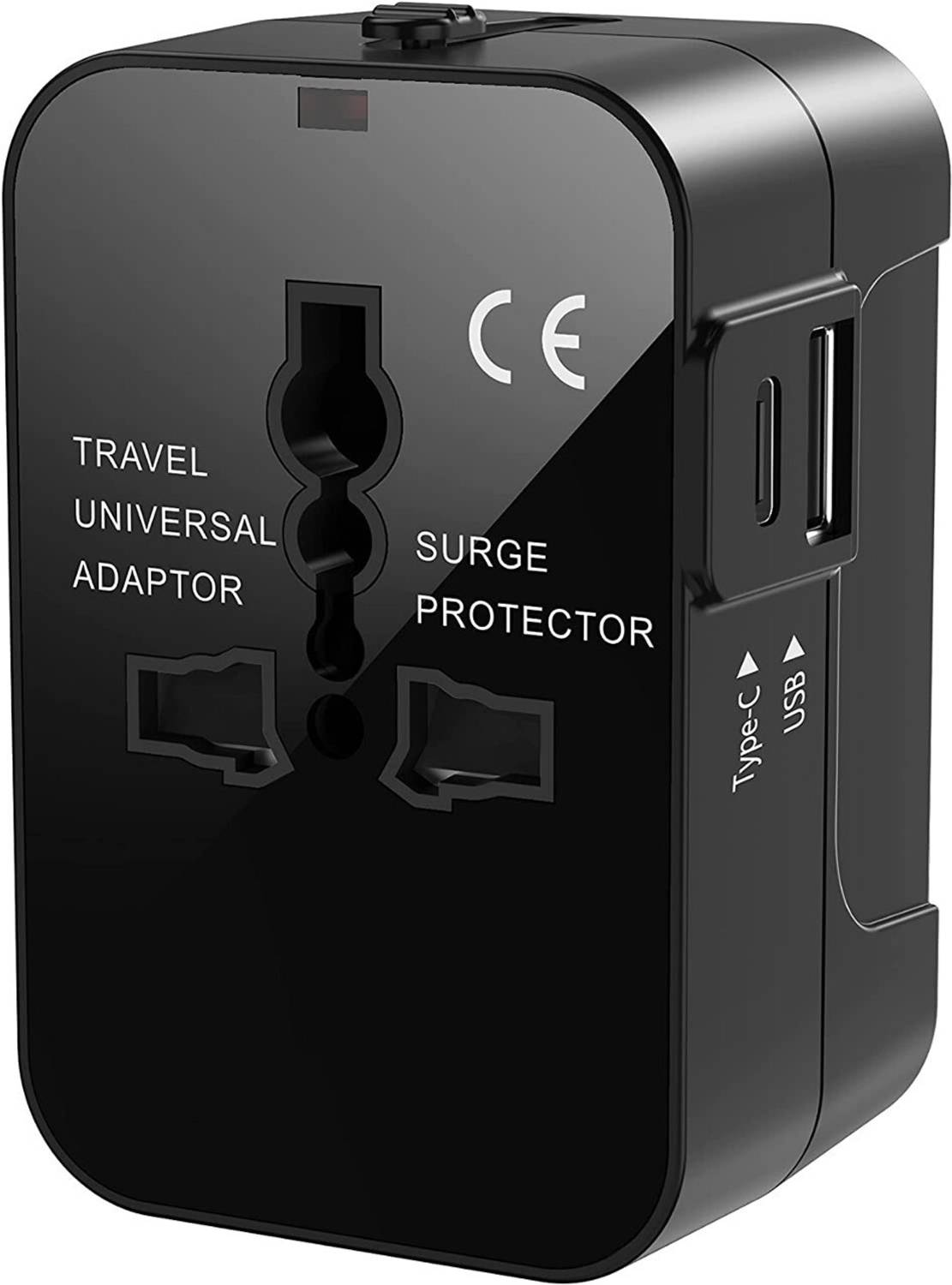 Jihaan Travel Adapter Worldwide Plug Adaptor with USB-C, International Power Worldwide Adaptor