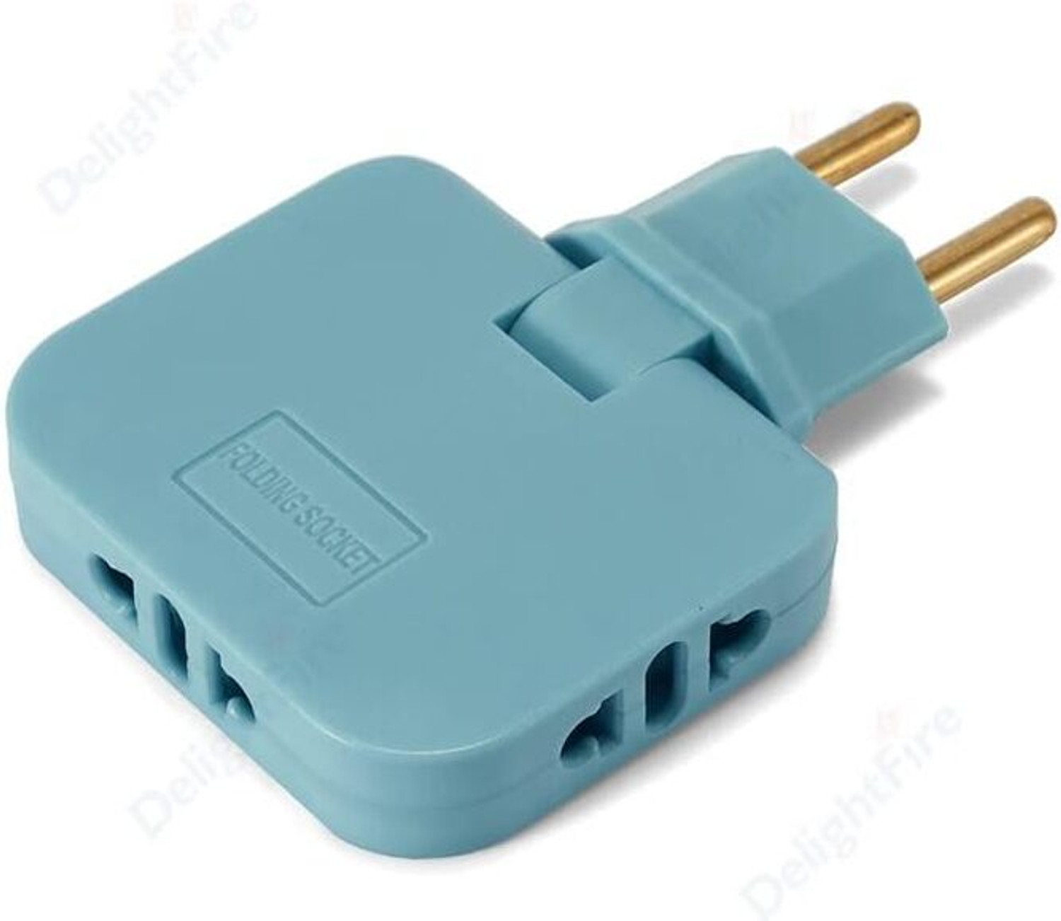 Image of Grebe 3-in-1 Rotating Extension Plug - 180 Foldable Multi-Port Adapter ( PINK ) Worldwide Adaptor