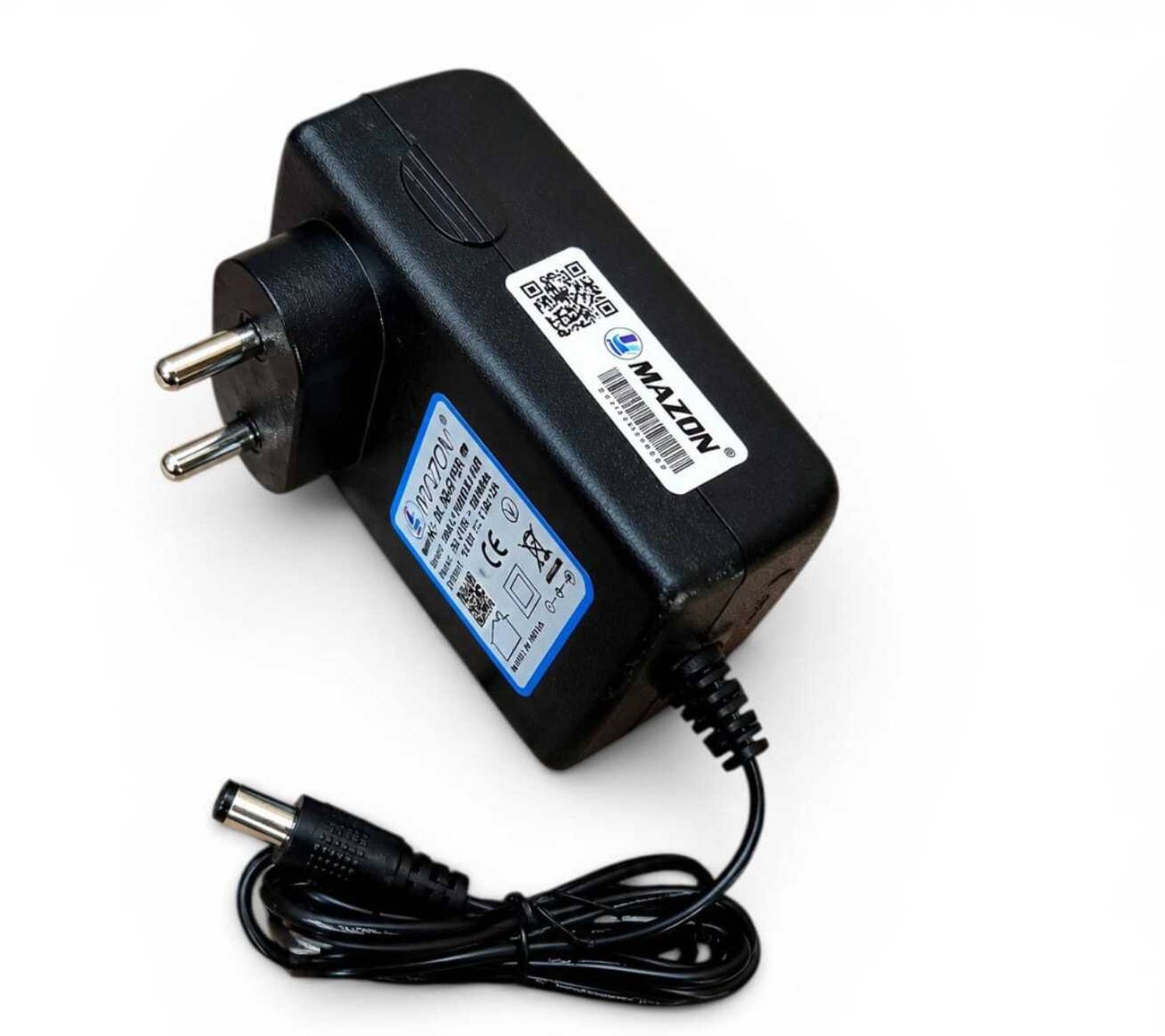 mzn MZN_12V 1.5/2A Power Adapter Charger for CCTV Camera Router Set Top Box 2in1 Worldwide Adaptor