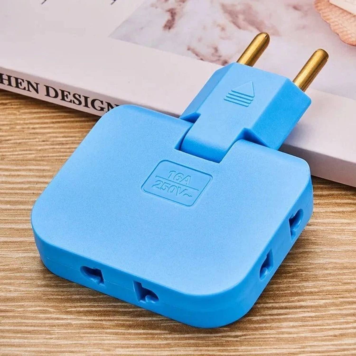 Oblivion Wireless 3-in-1 Foldable Wall Plug Adapter | Socket & Power Converter | Worldwide Adaptor