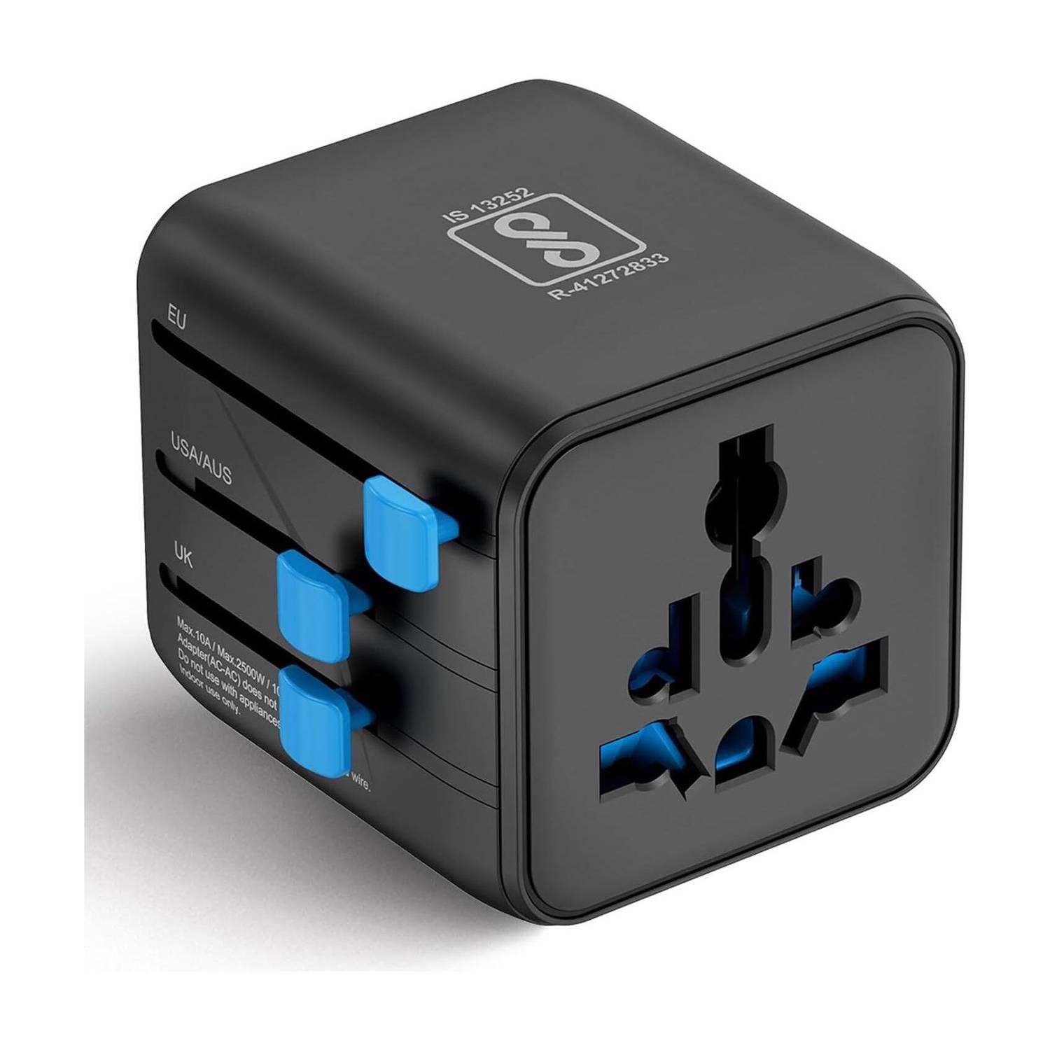 Ceptics Universal Travel Adapter Worldwide Adaptor