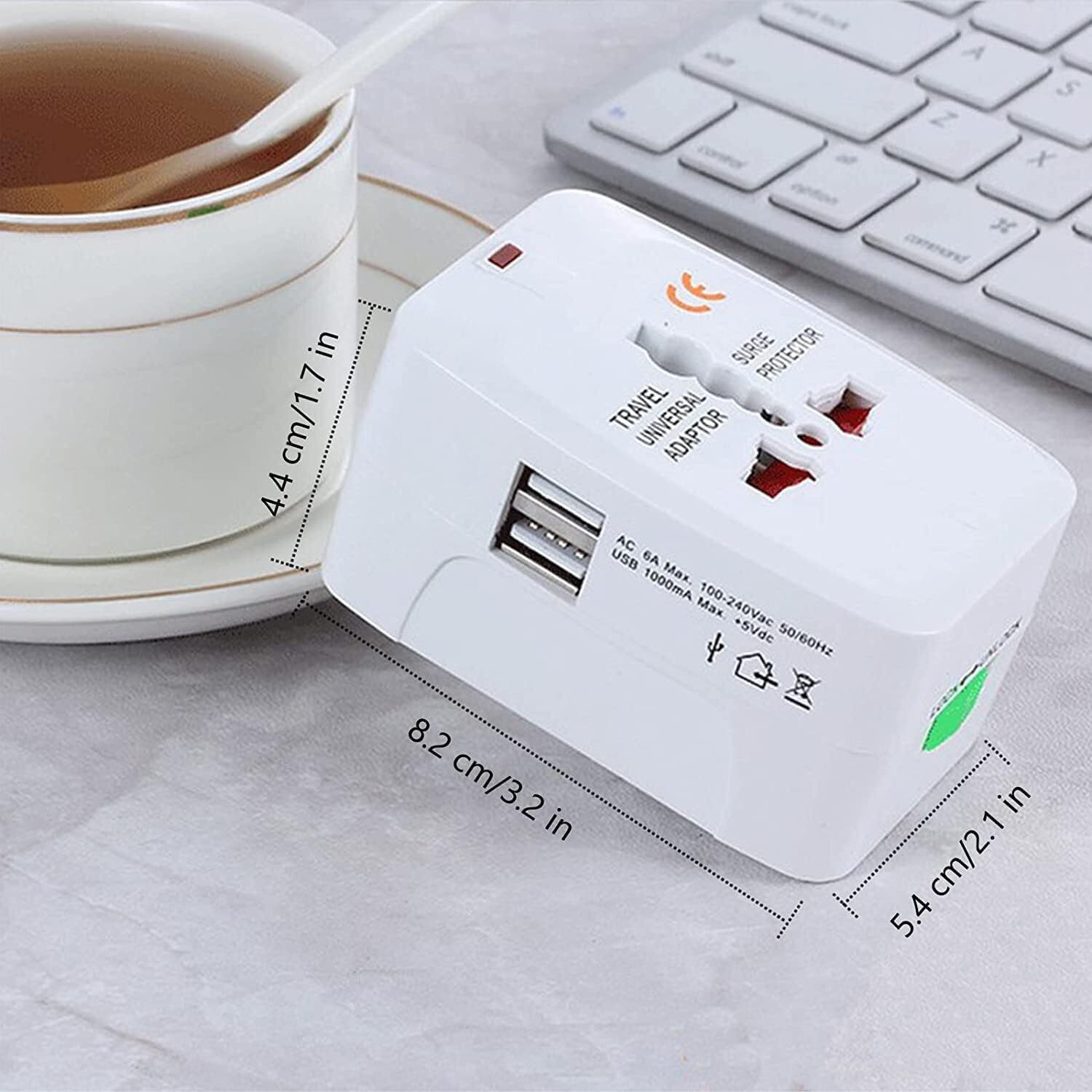 Image of RTS Universal Travel Adapter with USB Port Worldwide Adaptor