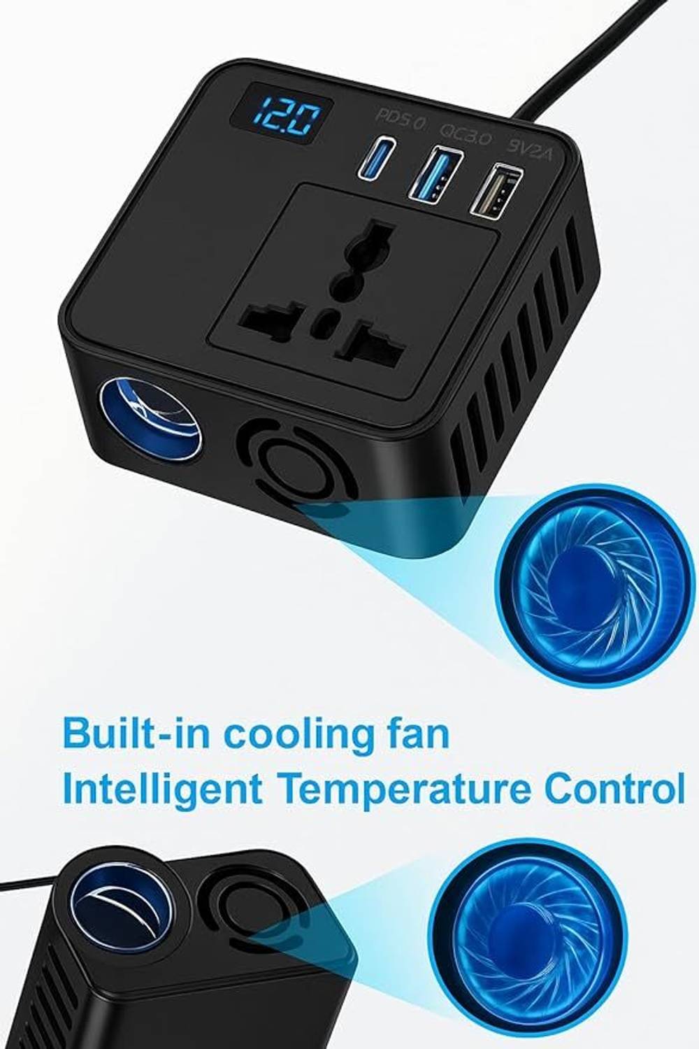 Fire Turtle 200W Qualcomm 3.0 Turbo Car Charger - Image 5