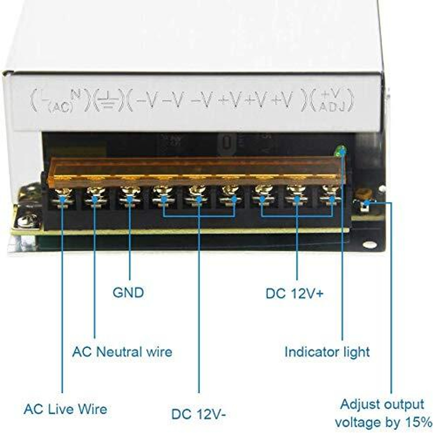 Image of ARGUS by Trinity 12V-20A-240W 240 Watts Computer PSU with 9 SATA Cables