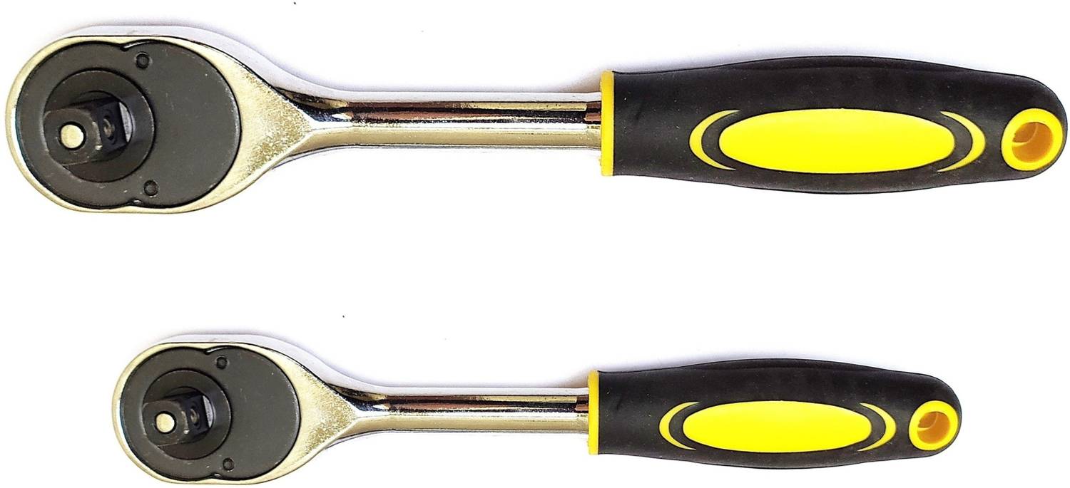 Inditrust 1/2" + 1/4" Drive Shaft Ratchet Wrench - Image 1
