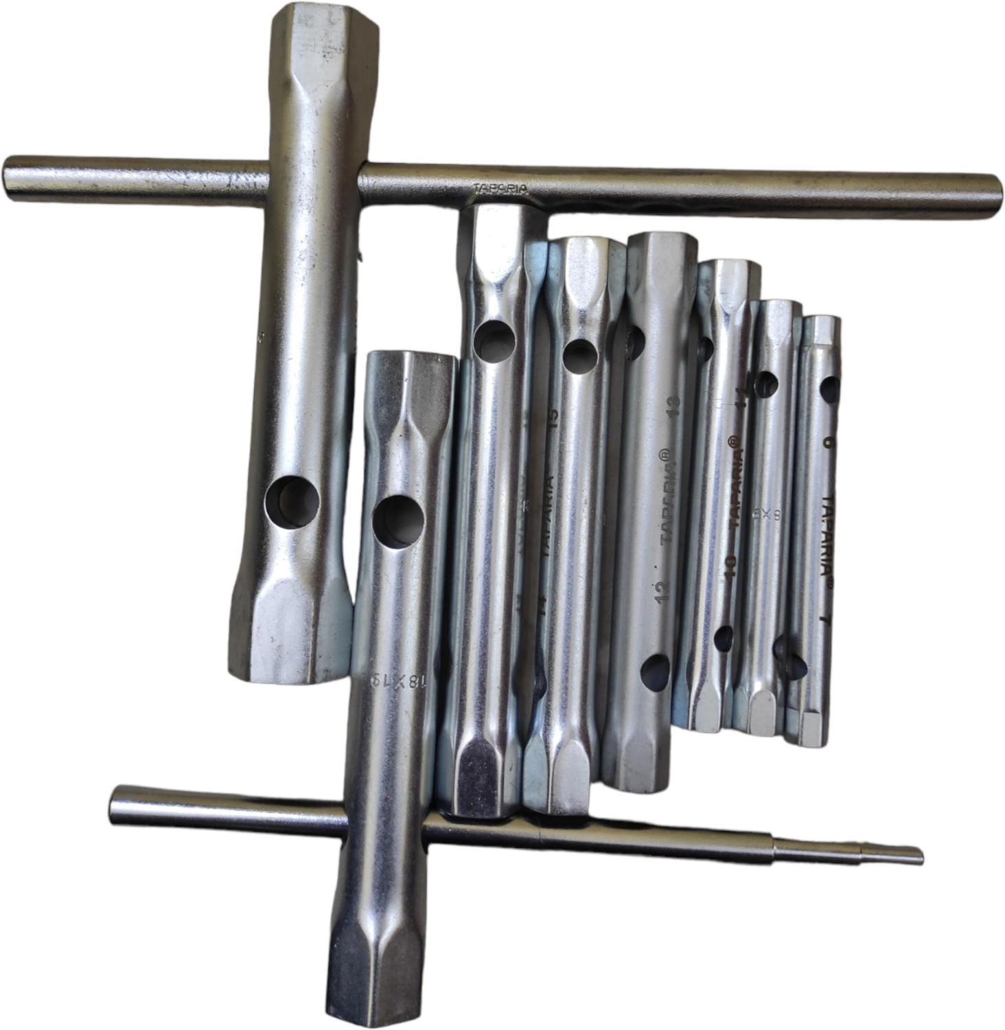 Image of TAPARIA TS-08P Tubular spanner set TS08P Double Sided Box End Wrench