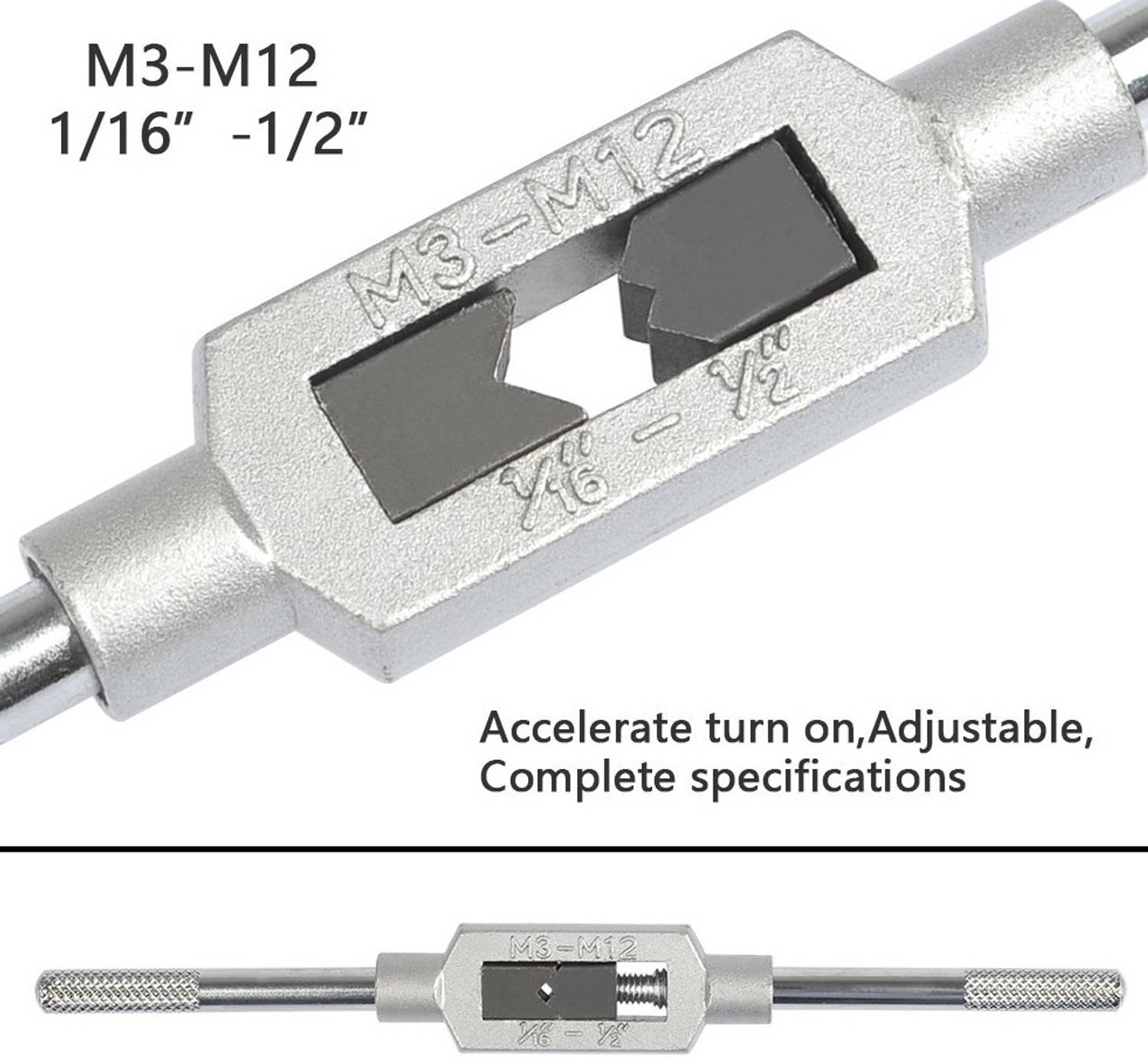 REIOENT Heavy Quality Tap Drill Bits Set M3-M12 - Image 3