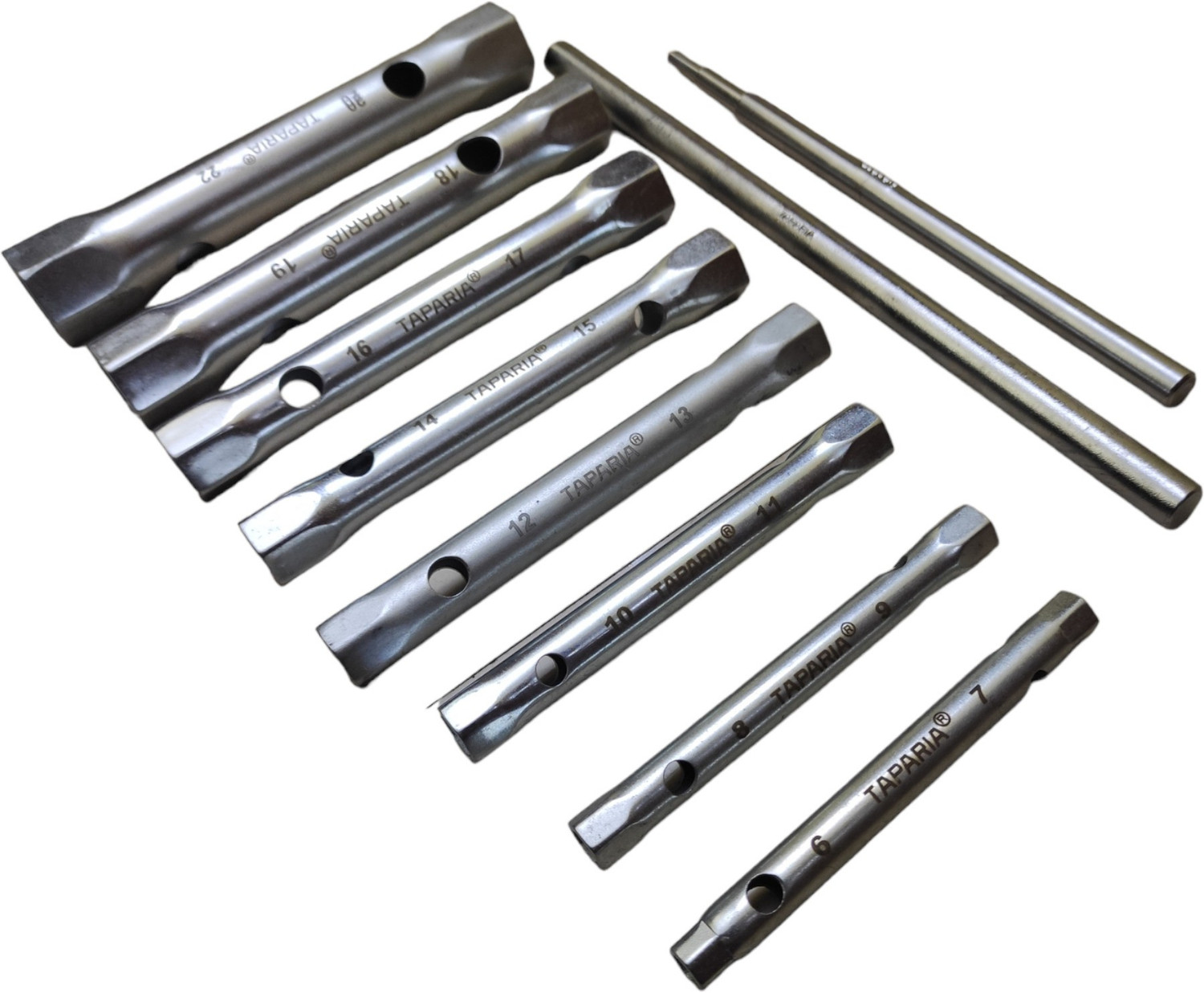 Image of TAPARIA TS-08P Tubular spanner set TS08P Double Sided Box End Wrench