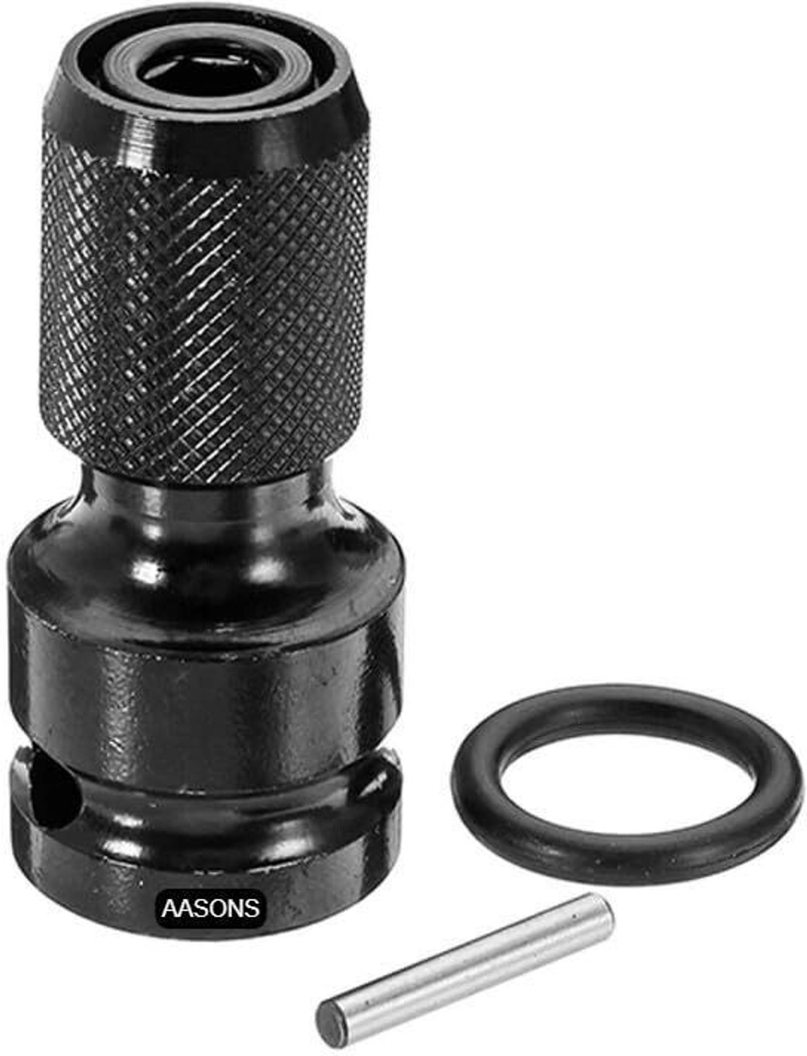 Image of AASONS 1 /2 Inch Square Drive To 1 /4 Inch Hex Female Socket Adapter for impact wrench AASONS Double Sided Socket Wrench