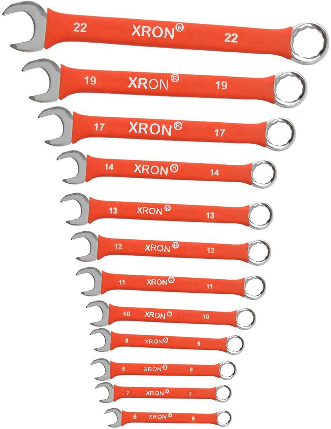 Image of XRON INSULATED SPANNER SET PROFESSIONAL TOOL Double Sided Combination Wrench