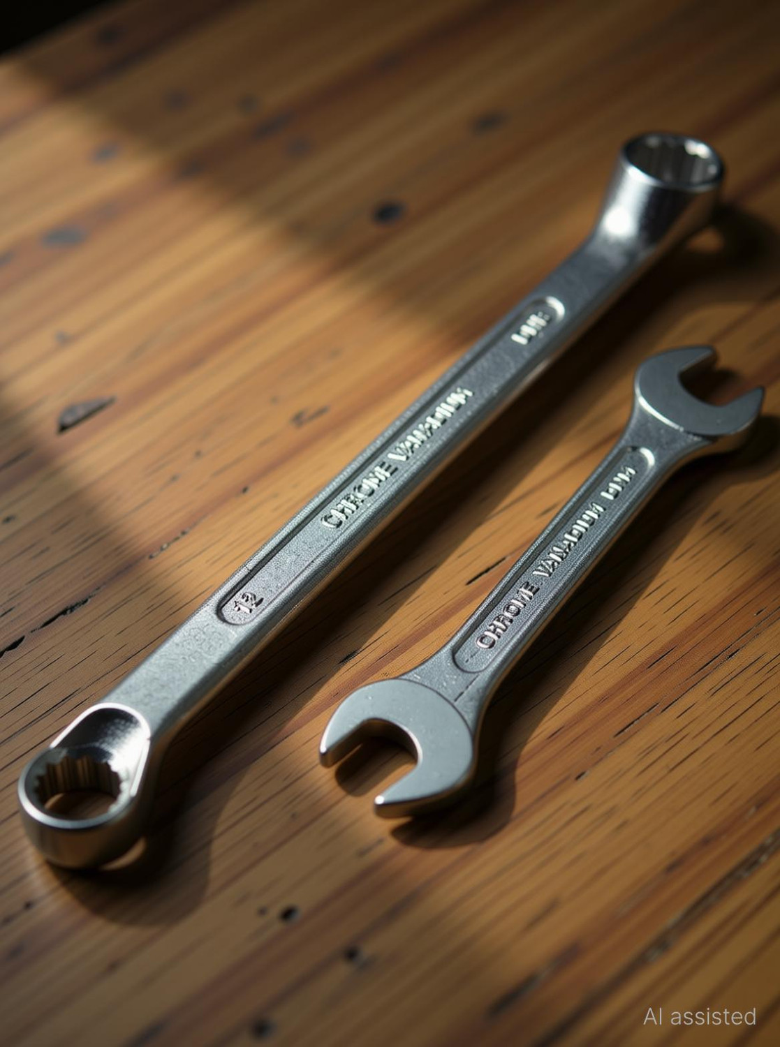 Image of TOM 12x13 mm Ring + DOE Spanners Heavy Duty Hardened and Tempered Double Sided Speciality