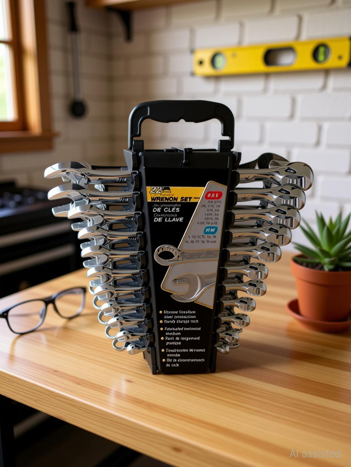Image of Shri Diamond WWRN Recessed Panel Double Sided Combination Wrench Double Sided Box End Wrench (Pack of 12) Double Sided Combination Wrench