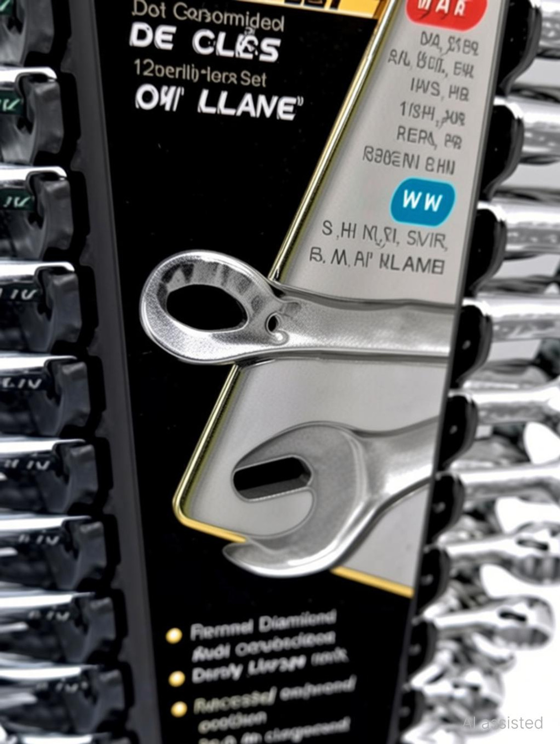 Image of Shri Diamond WWRN Recessed Panel Double Sided Combination Wrench Double Sided Box End Wrench (Pack of 12) Double Sided Combination Wrench