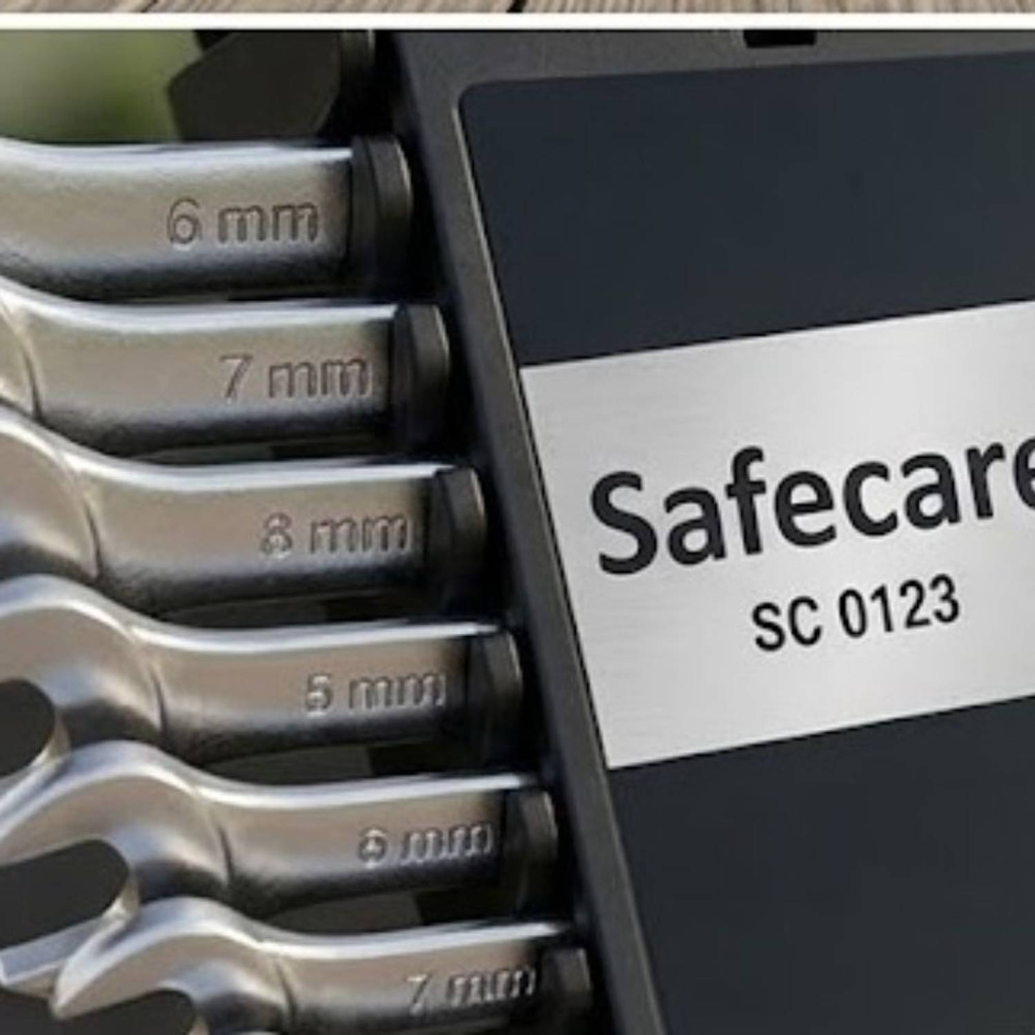 Safecare सफेकरे SC 0123 डबल साइडेड कॉम्बिनेशन रिंच - Image 3