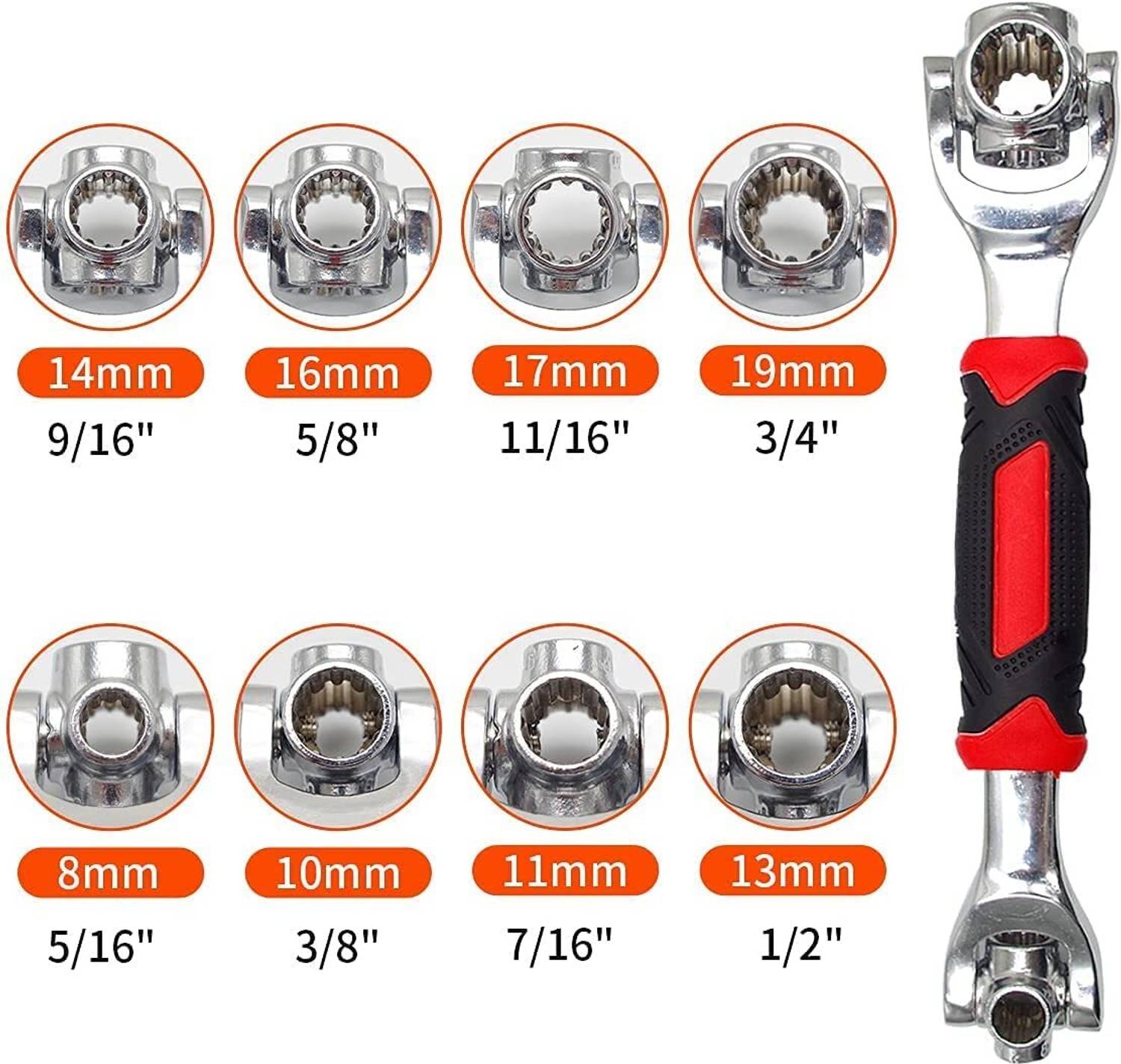 a 虎 TRIONZA Tiger Wrench 48 in 1 Wrench-R494 Multifunction Socket