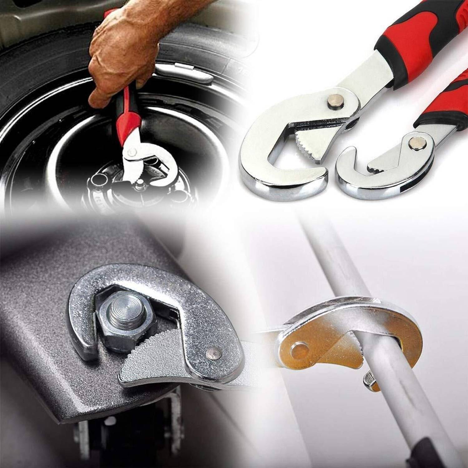 cavira 2 Pcs Snap N Grip Universal Socket Wrench Set - Image 2