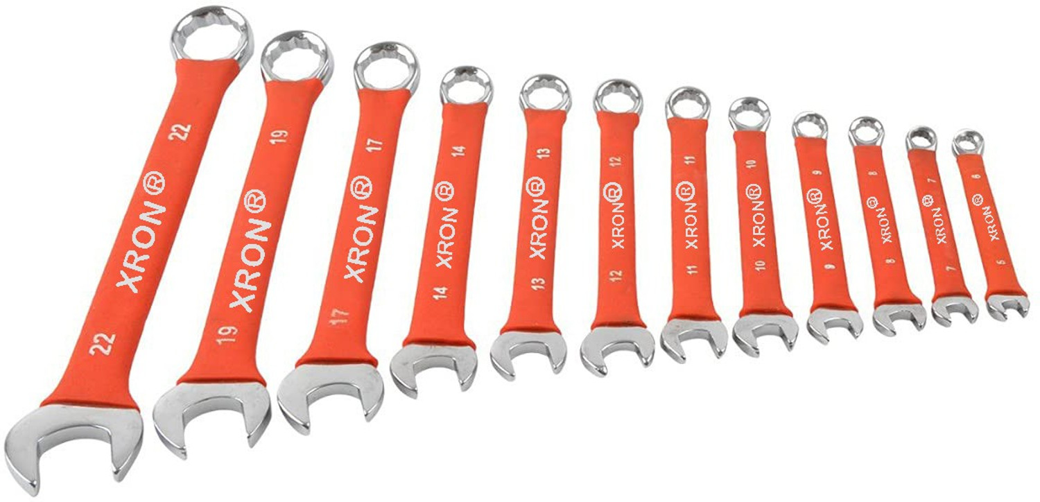 Image of XRON INSULATED SPANNER SET PROFESSIONAL TOOL Double Sided Combination Wrench