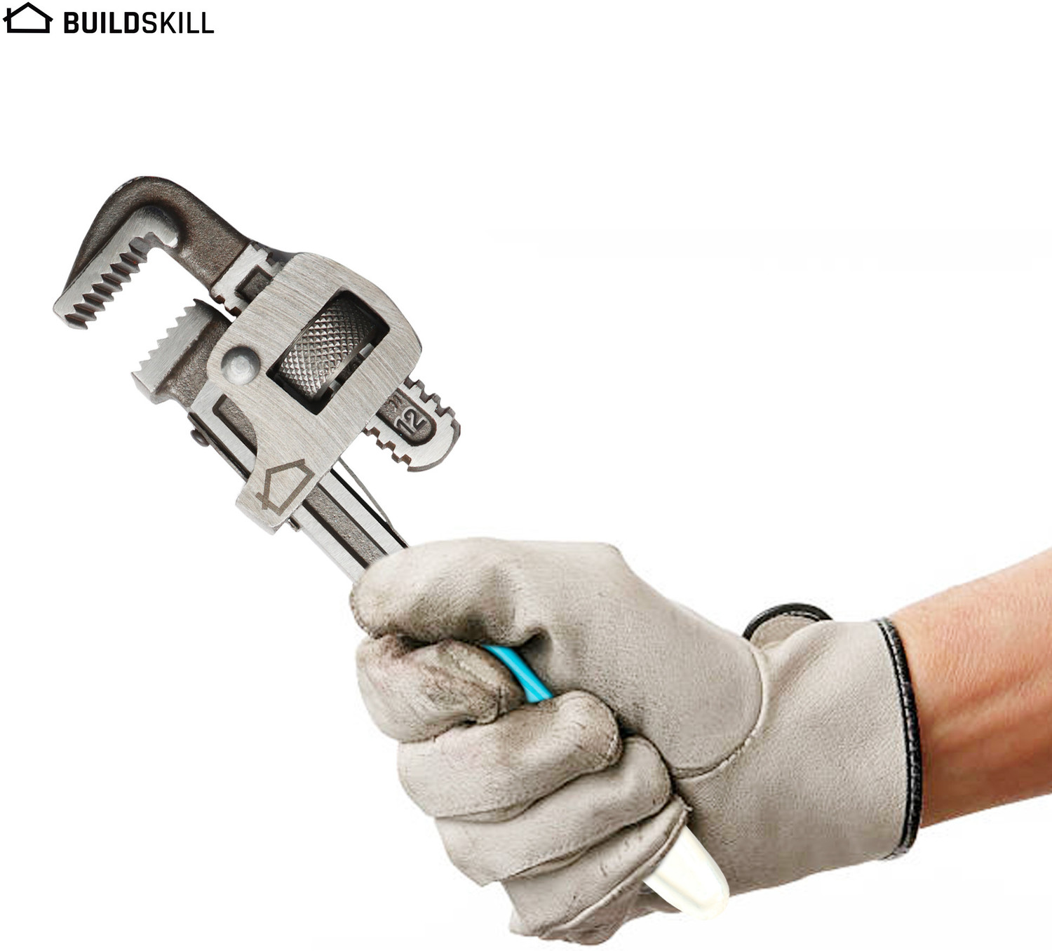 Image of BUILDSKILL B1273-12 Home Professional Drop Forged High Quality Single Sided Pipe Wrench