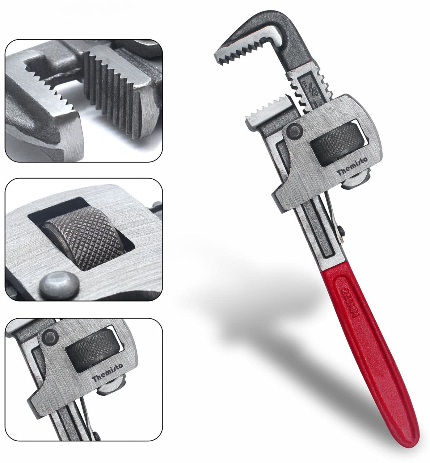 Image of tHemiStO TH-T25 12 inch Adjustable TH-T25 Single Sided Pipe Wrench (Pack of 1)